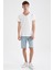 Slim Fit V Yaka Basic Kısa Kollu Tişört M4791AZ20SP 2