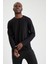 Slim Fit Bisiklet Yaka Uzun Kollu Basic Tişört S2822AZ21WN 2