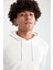 Regular Fit Kapüşonlu Uzun Kollu Pamuklu Sweatshirt V5295AZ21AU 1