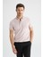 Slim Fit Polo Yaka Basic Kısa Kollu Pamuklu Tişört T5259AZ22SP 4