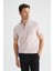 Slim Fit Polo Yaka Basic Kısa Kollu Pamuklu Tişört T5259AZ22SP 6