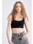 Coool Askılı Pamuklu Düğmeli Crop Top V8053AZ22SM 3