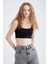 Coool Askılı Pamuklu Düğmeli Crop Top V8053AZ22SM 4