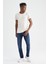 Slim Fit Bisiklet Yaka Basic Kısa Kollu Pamuklu Tişört M4790AZ22SP 2