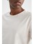 Slim Fit Bisiklet Yaka Basic Kısa Kollu Pamuklu Tişört M4790AZ22SP 5