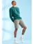 Regular Fit Bisiklet Yaka Basic Pamuklu Sweatshirt T3777AZ21WN 3