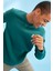 Regular Fit Bisiklet Yaka Basic Pamuklu Sweatshirt T3777AZ21WN 4