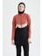Regular Fit Renk Bloklu Yarım Fermuarlı 4'lü Burkini X3390AZ22HS 2