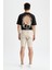 Slim Fit Beli Bağcıklı Şort X6818AZ22SM 5