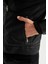 Slim Fit Kapüşonlu İçi Yumuşak Tüylü Suni Deri Mont N9693AZ22WN 7