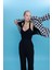 Oversize Fit Kazayağı Desenli Blazer Ceket Z0874AZ22AU 3