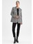 Oversize Fit Kazayağı Desenli Blazer Ceket Z0874AZ22AU 5