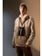 Relax Fit Yarım Fermuarlı Dik Yaka Sweatshirt Y9622AZ22WN 3