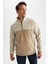 Relax Fit Yarım Fermuarlı Dik Yaka Sweatshirt Y9622AZ22WN 6