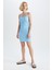 Regular Fit Askılı Yazlık Mini Elbise Z2256AZ22SM 1