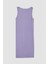 Regular Fit Askılı Yarım Fermuarlı Yazlık Mini Elbise Z2313AZ22SM 7