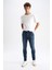 Super Skinny Ekstra Dar Kalıp Normal Bel Ekstra Dar Paça Jean Pantolon Y1454AZ22AU 2