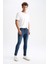 Super Skinny Ekstra Dar Kalıp Normal Bel Ekstra Dar Paça Jean Pantolon Y1454AZ22AU 3