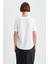 Regular Fit Bisiklet Yaka Basic Düz Penye Kısa Kollu Tişört 5