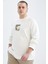 Modern Fit Bisiklet Yaka Sweatshirt Y4432AZ22AU 3