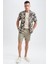 Slim Fit Esnek Belli Basic Şort Y4950AZ22HS 1