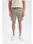 Slim Fit Esnek Belli Basic Şort Y4950AZ22HS 4