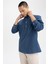 Slim Fit Dik Yaka Uzun Kollu %100 Pamuk Gömlek M9434AZ23SM 4