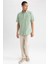Regular Fit Polo Yaka Kısa Kollu %100 Pamuk Gömlek M9432AZ23SP 2