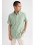 Regular Fit Polo Yaka Kısa Kollu %100 Pamuk Gömlek M9432AZ23SP 3