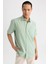Regular Fit Polo Yaka Kısa Kollu %100 Pamuk Gömlek M9432AZ23SP 4
