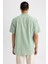 Regular Fit Polo Yaka Kısa Kollu %100 Pamuk Gömlek M9432AZ23SP 6