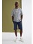 Regular Fit Bermuda Keten Karışımlı Şort N4989AZ21SM 1