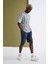 Regular Fit Bermuda Keten Karışımlı Şort N4989AZ21SM 2