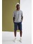 Regular Fit Bermuda Keten Karışımlı Şort N4989AZ21SM 3