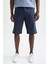 Regular Fit Bermuda Keten Karışımlı Şort N4989AZ21SM 4