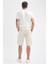 Regular Fit Basic Bermuda Şort U4579AZ21SM 3