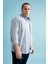 Slim Fit Polo Yaka Uzun Kollu %100 Pamuk Gömlek M7180AZ22SP 1