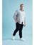 Slim Fit Polo Yaka Uzun Kollu %100 Pamuk Gömlek M7180AZ22SP 2