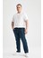 Büyük Beden Sergio Regular Fit Normal Bel Boru Paça Jean Pantolon R9026AZ22SP 4
