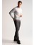 Slim Fit Bisiklet Yaka Yamalı Kol Detaylı Triko Kazak R1110AZ22WN 2