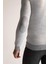 Slim Fit Bisiklet Yaka Yamalı Kol Detaylı Triko Kazak R1110AZ22WN 4
