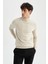 Slim Fit Yarım Balıkçı Yaka Triko Kazak R1127AZ22WN 7