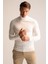 Slim Fit Balıkçı Yaka Triko Kazak R1124AZ22WN 1