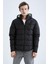 Regular Fit Çıkarılabilir Kapüşonlu Neon Detaylı Su İtici Şişme Mont U2417AZ22WN 2
