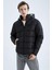 Regular Fit Çıkarılabilir Kapüşonlu Neon Detaylı Su İtici Şişme Mont U2417AZ22WN 4