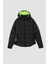 Regular Fit Çıkarılabilir Kapüşonlu Neon Detaylı Su İtici Şişme Mont U2417AZ22WN 6
