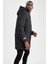 Regular Fit Kapüşonlu Baskılı Rüzgar ve Su Geçirmez Uzun Mont Parka U3261AZ22CW 1