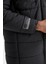 Regular Fit Kapüşonlu Baskılı Rüzgar ve Su Geçirmez Uzun Mont Parka U3261AZ22CW 5