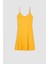 Fitted V Yaka Askılı Mini Yazlık %100 Pamuk Elbise W7171AZ22HS 6
