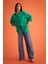 Oversize Fit Uzun Kollu Poplin %100 Pamuk Gömlek T8735AZ22SM 3